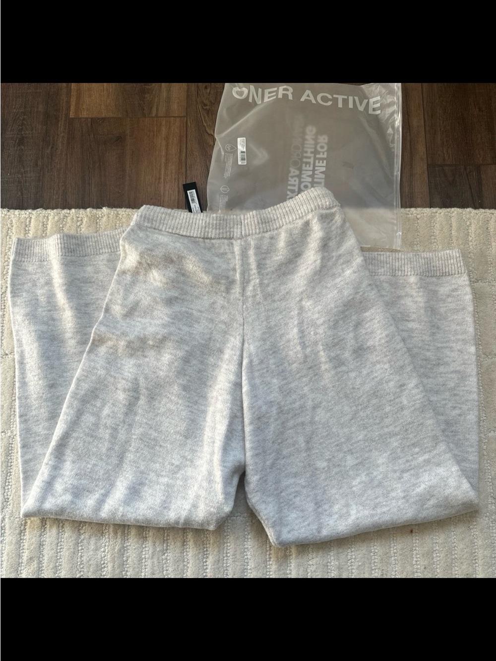Oner Active Oversized Knit Straight Leg Pants - Picture 4 of 6